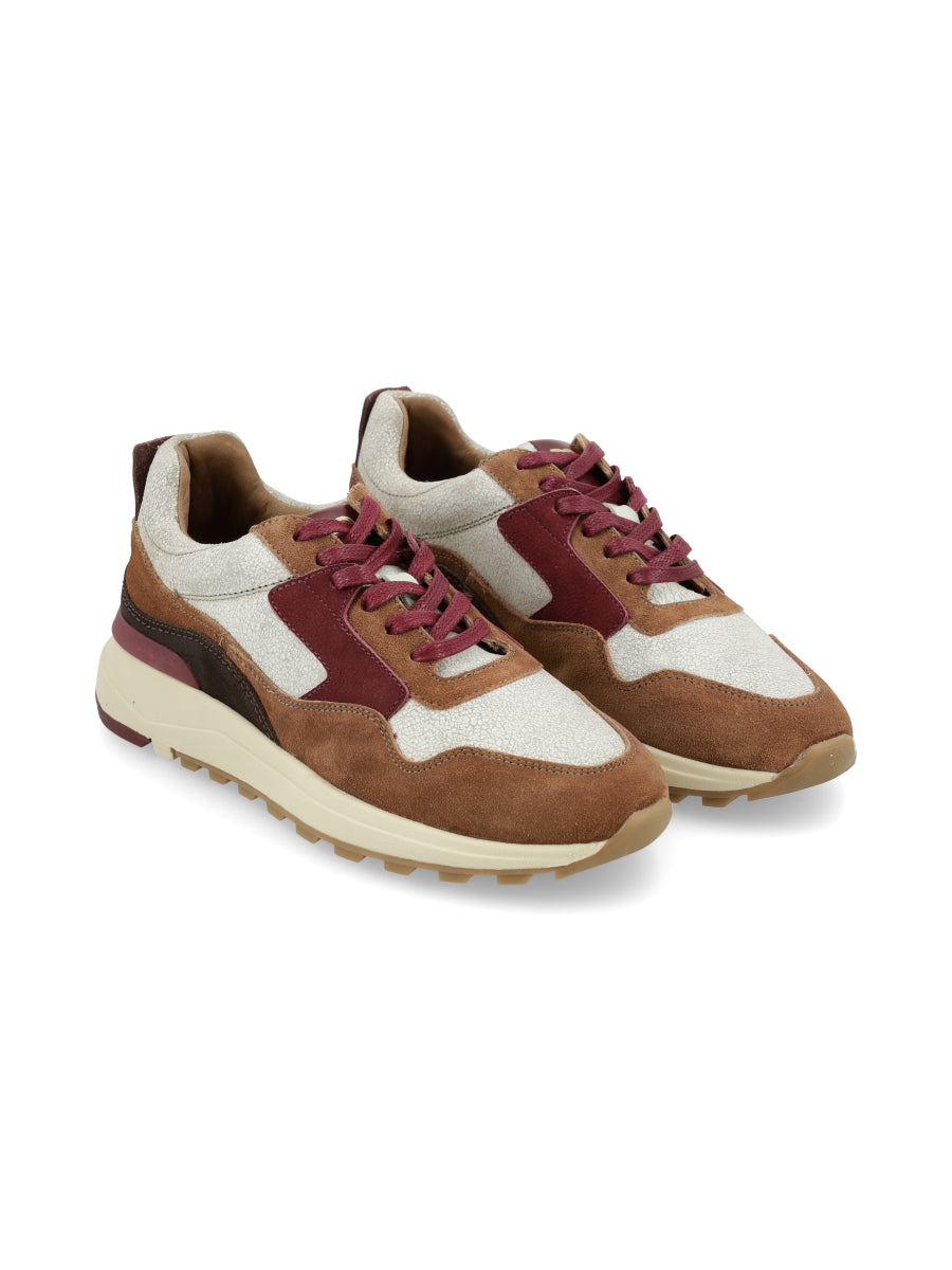 Sneaker Zaffo Bordeaux Mix
