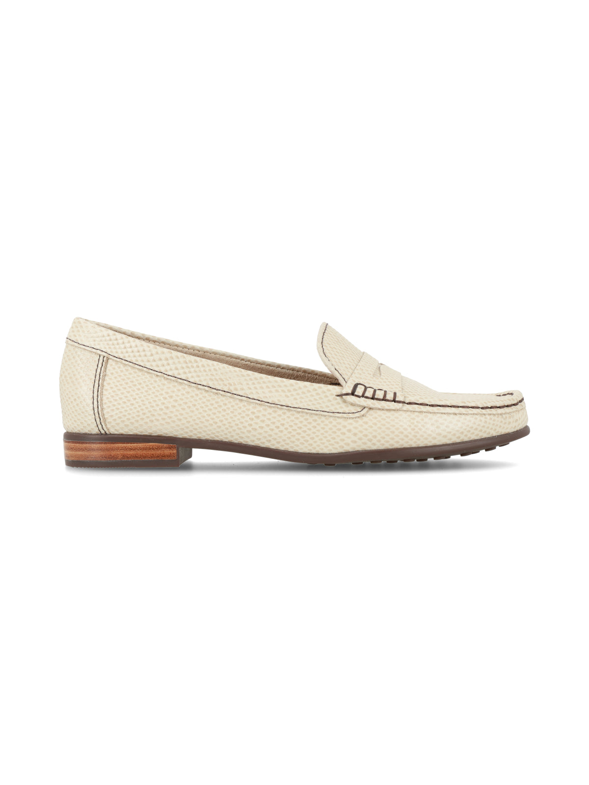Mocasin Galgo Reptil Crema