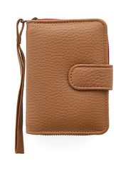 Billetera Tulipan Cognac Mix