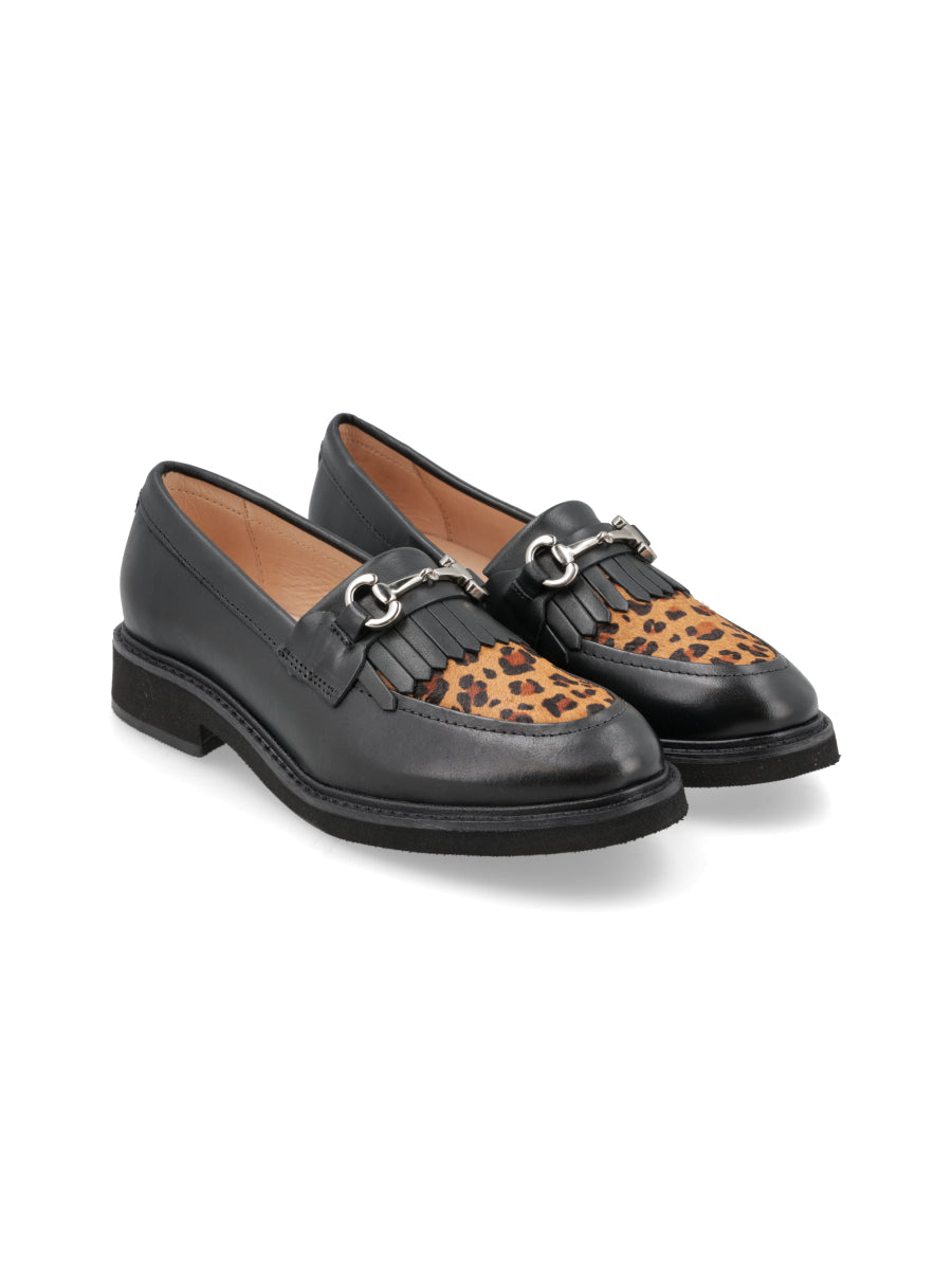 Zapato Napoles Negro Mix