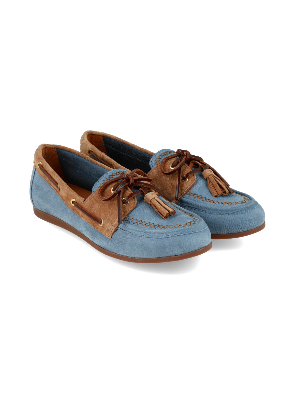 Mocasin Tevere Azul Piedra