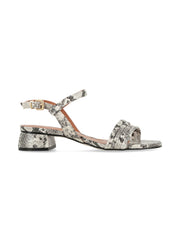 Sandalia Trinita Snake Off White
