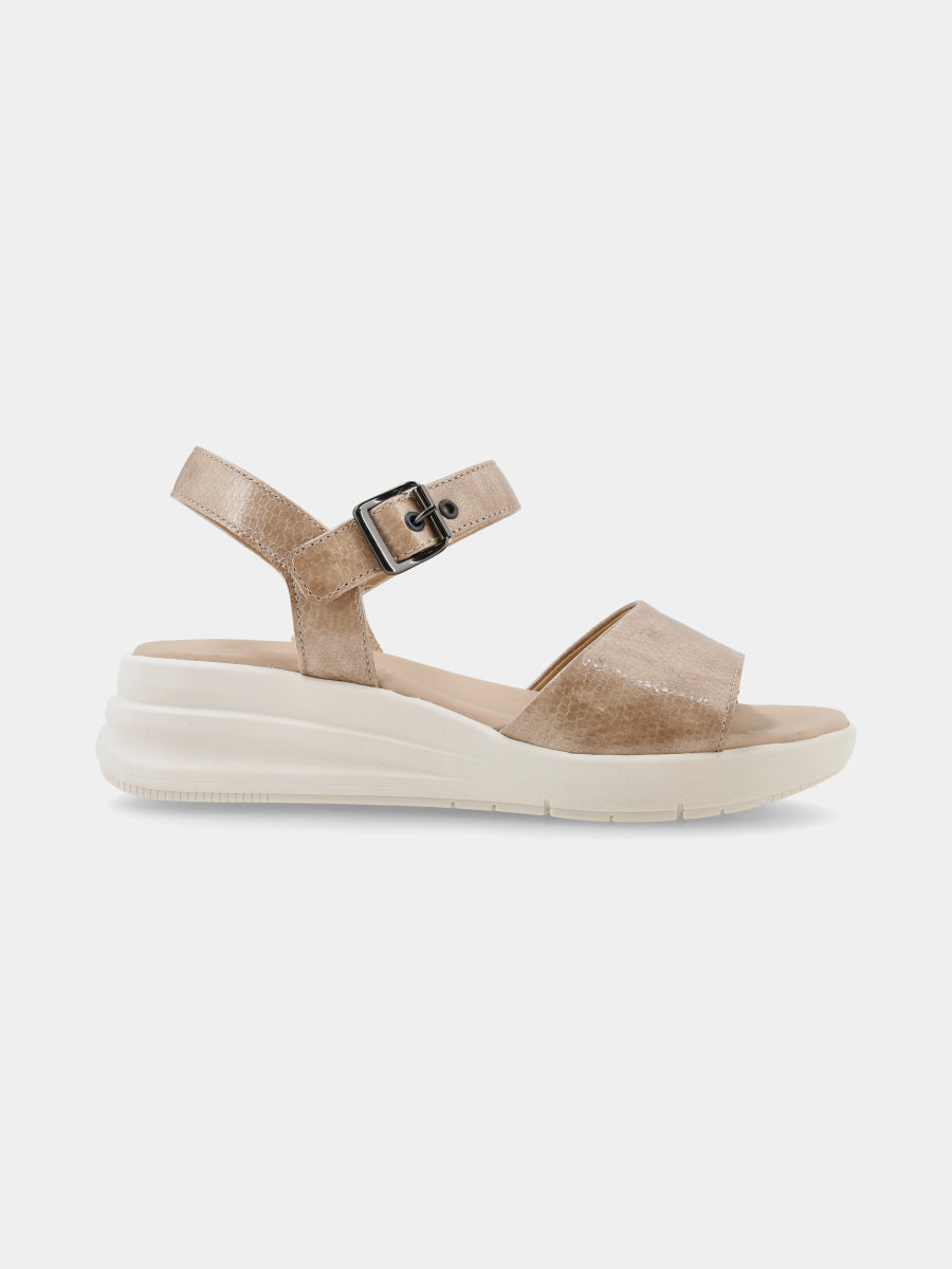 Sandalia Nala Beige/Reptil Ch