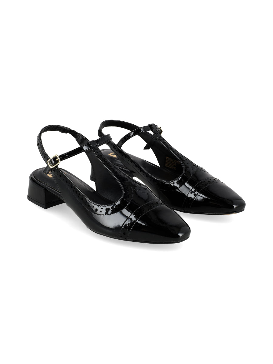 Zapato Rosma Negro Charol