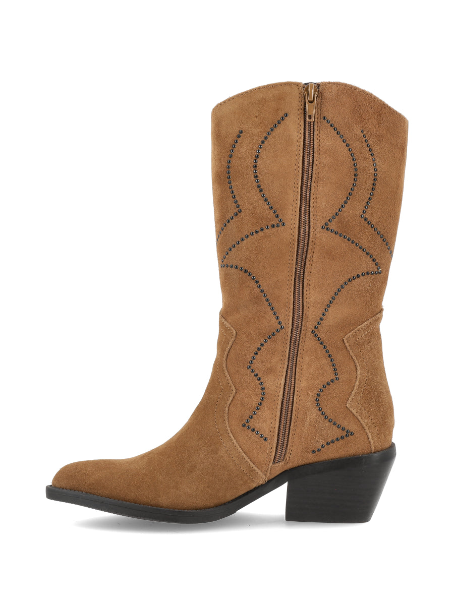 Bota Milena Cognac