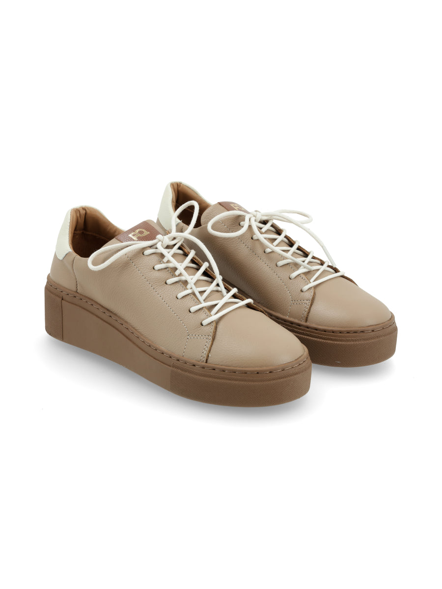 Sneaker Adelaida Beige Mix