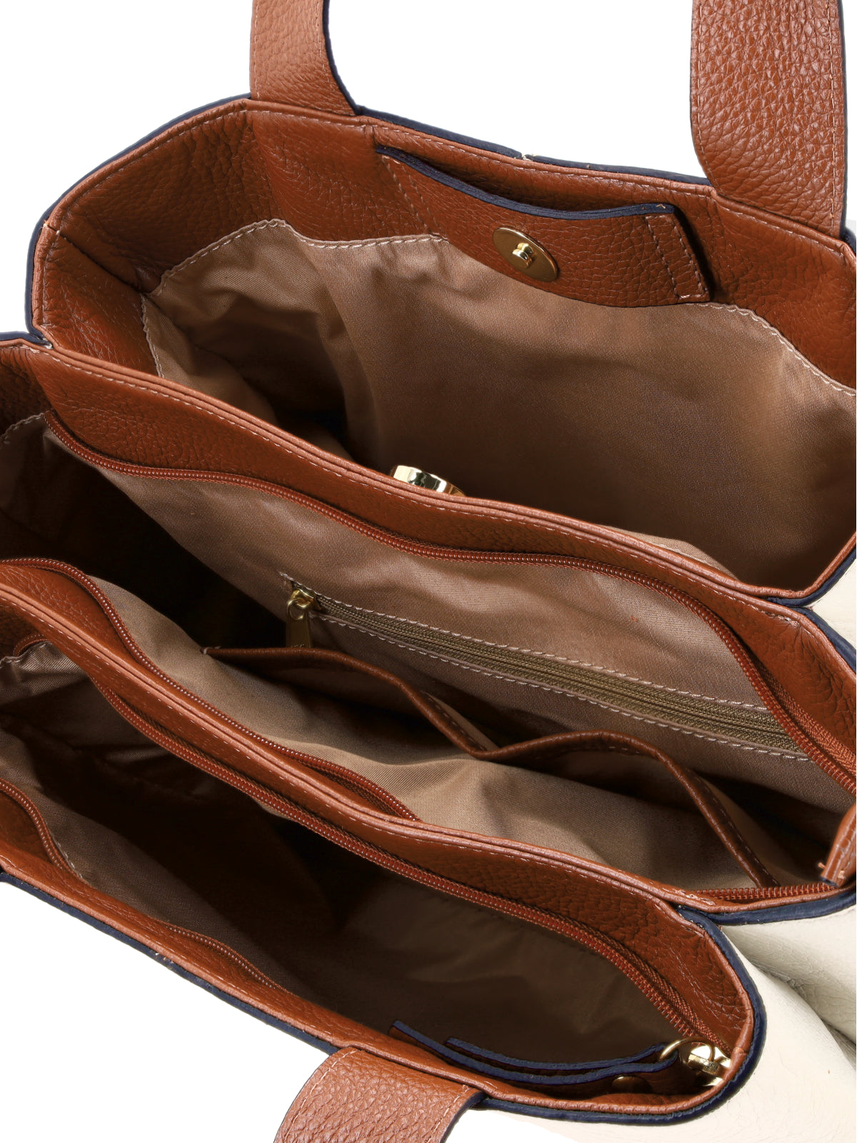 Cartera Mahia Crema