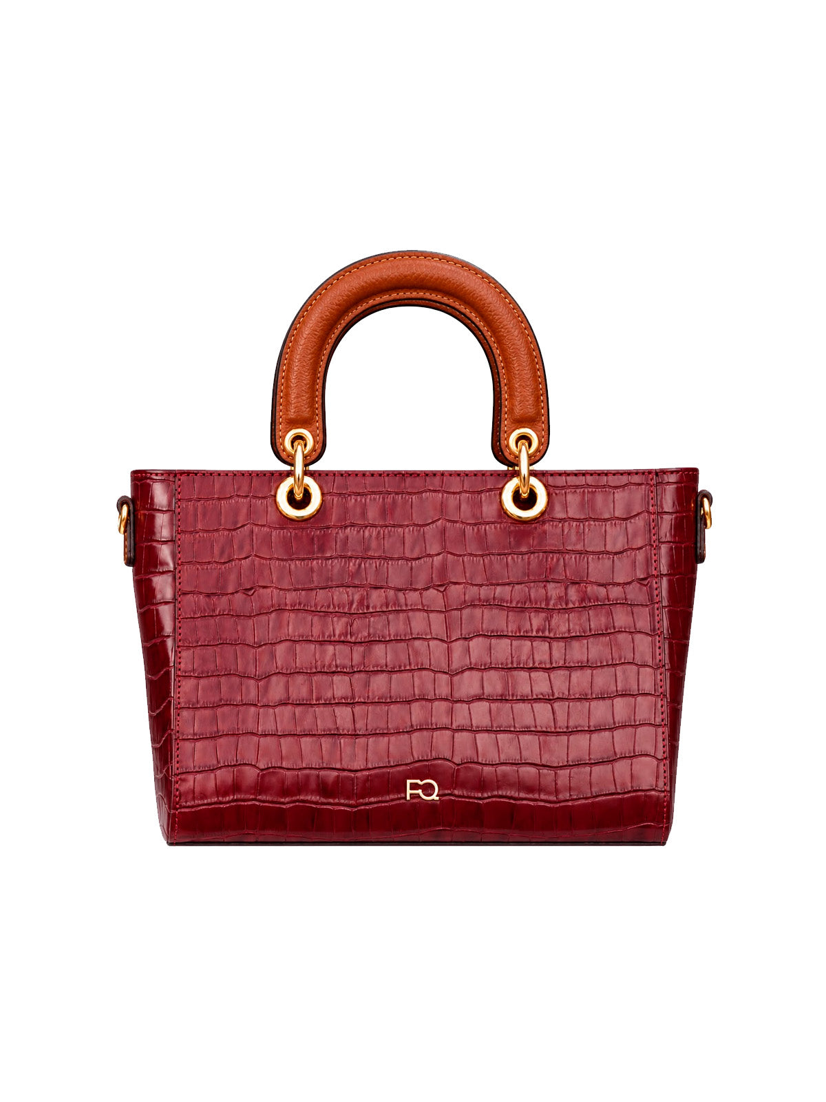 Cartera Thelma Croco Bordo