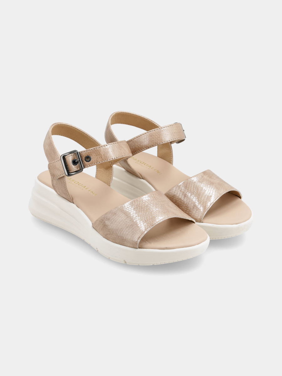 Sandalia Nala Beige/Reptil Ch