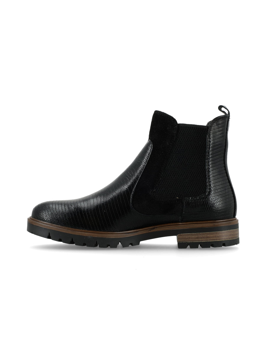 Bota New Frida Reptil Negro