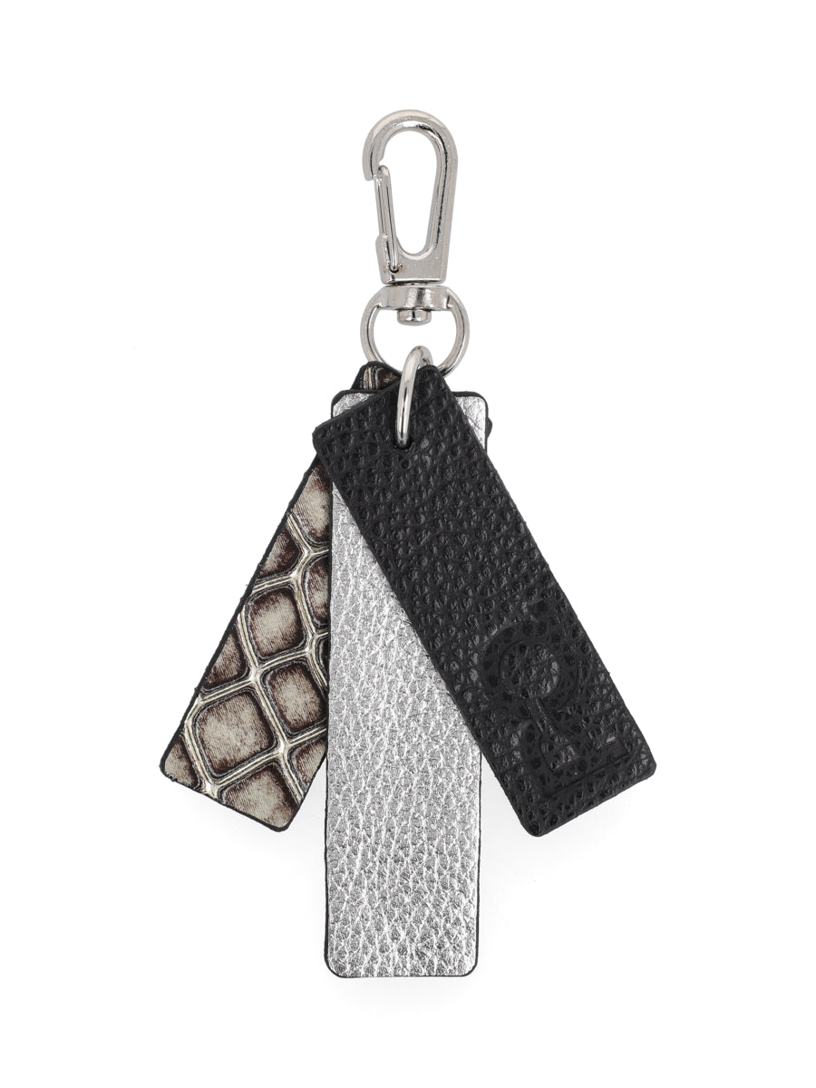 Llavero Tri Croco Plata