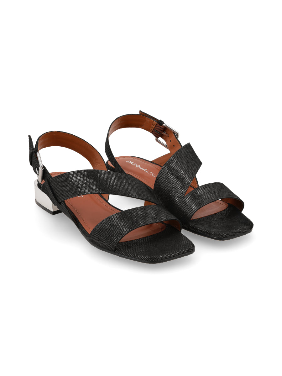 Sandalia New Tess Negro Glow