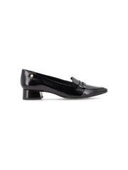 Zapato Malta Negro Reptil Charol