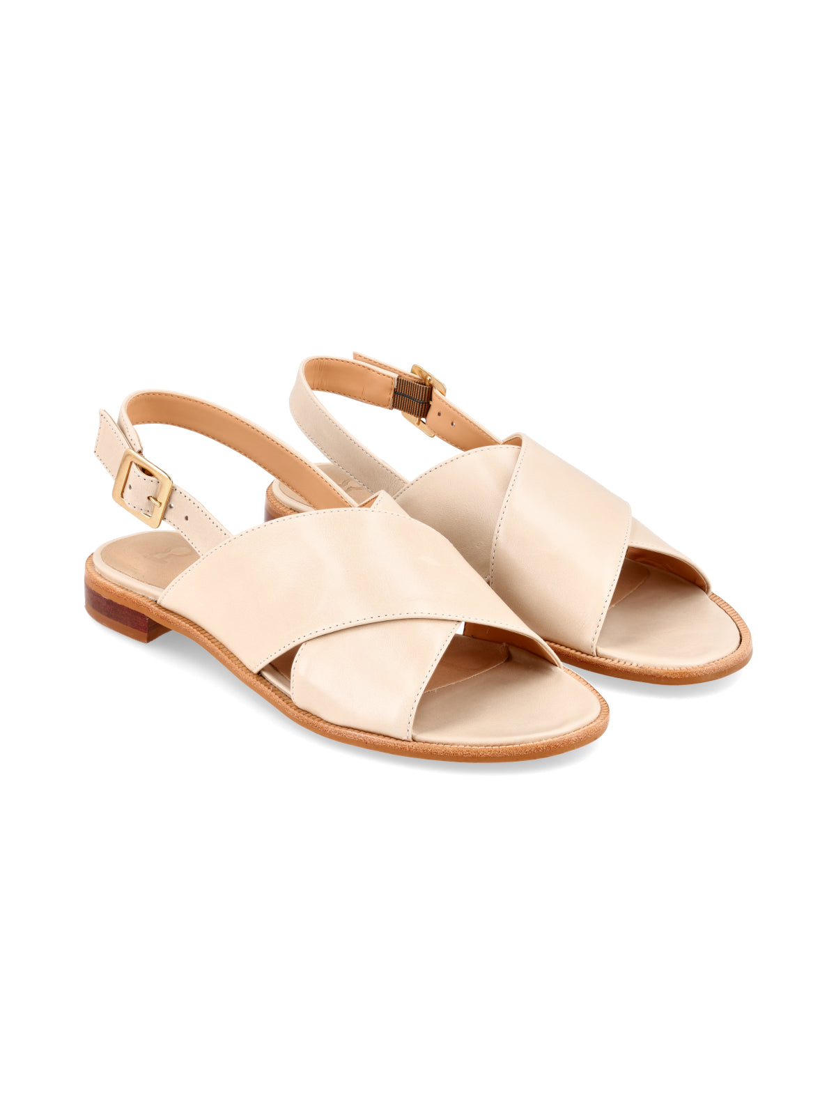 Sandalia Damasquillo Beige