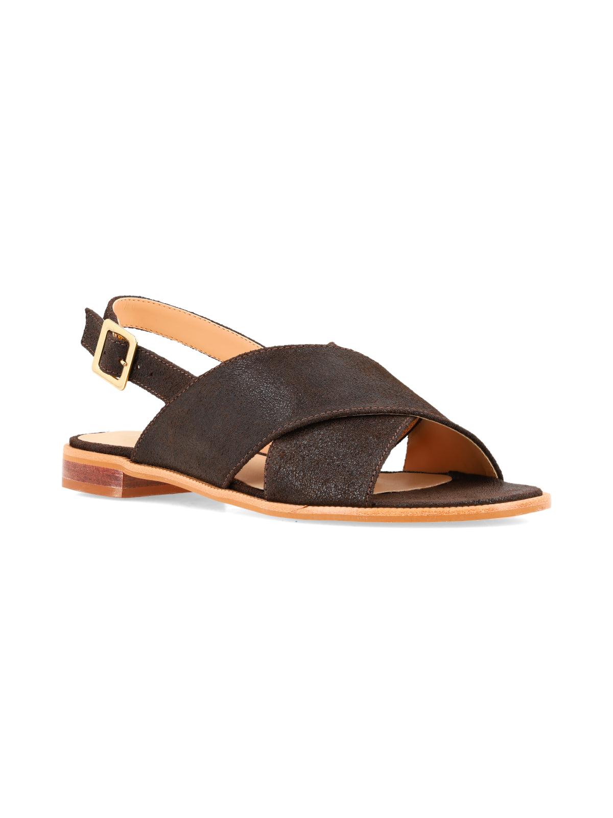 Sandalia Damasquillo Marron