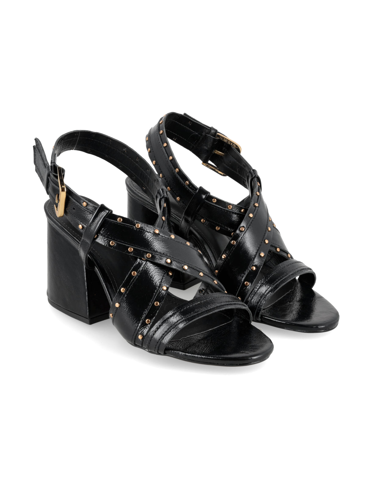 Sandalia Piave Negro Charol
