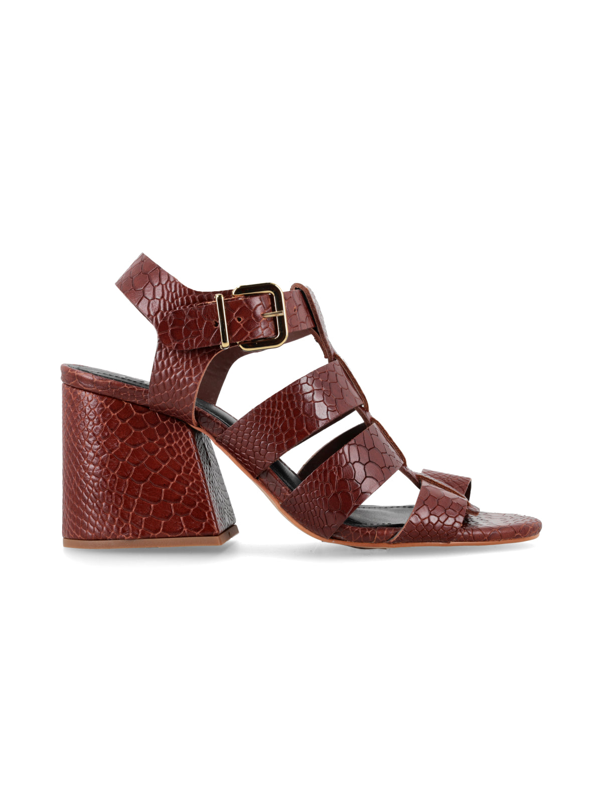 Sandalia Formosa Chocolate Croco