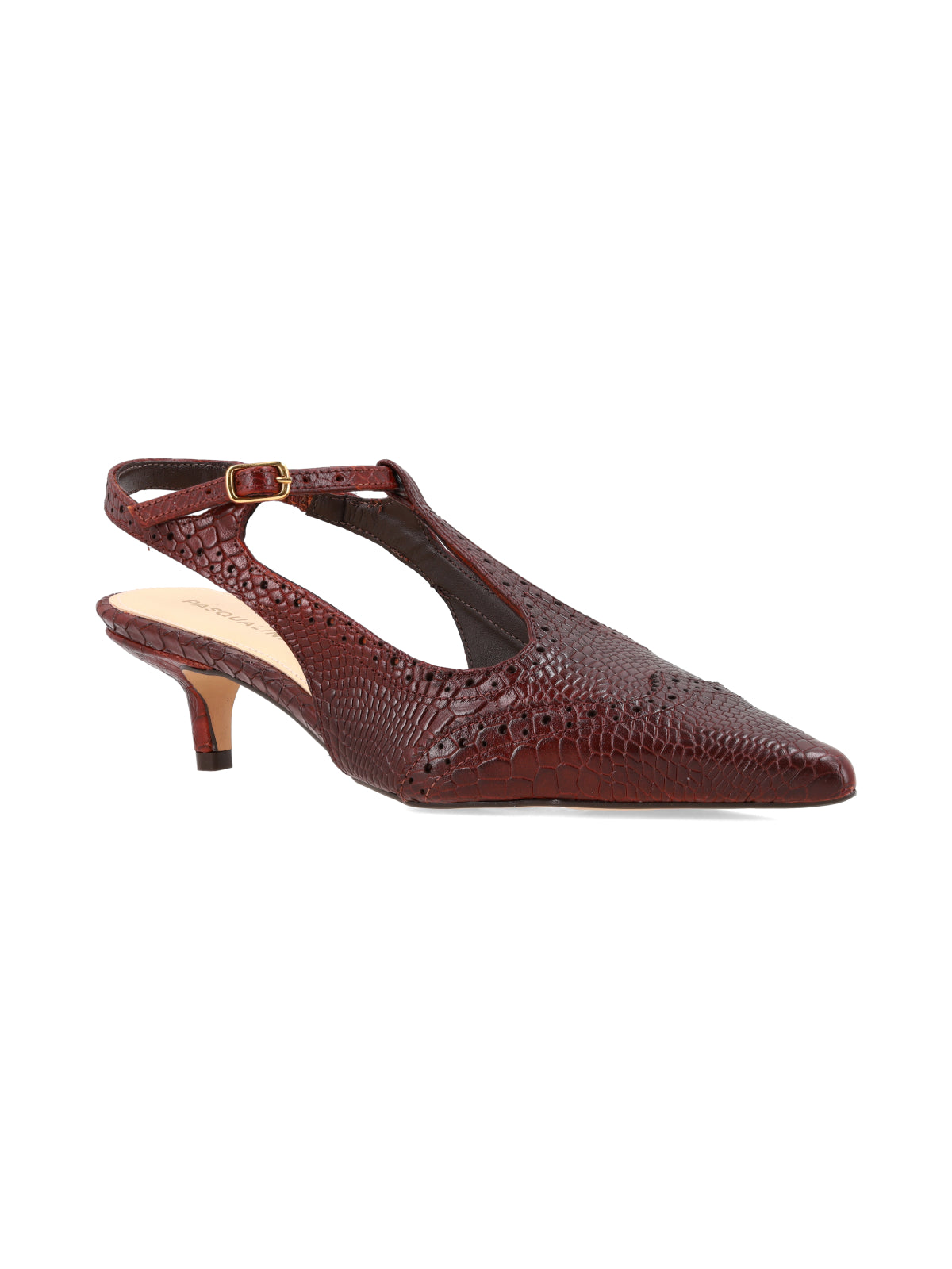 Zapato Elis Chocolate Croco