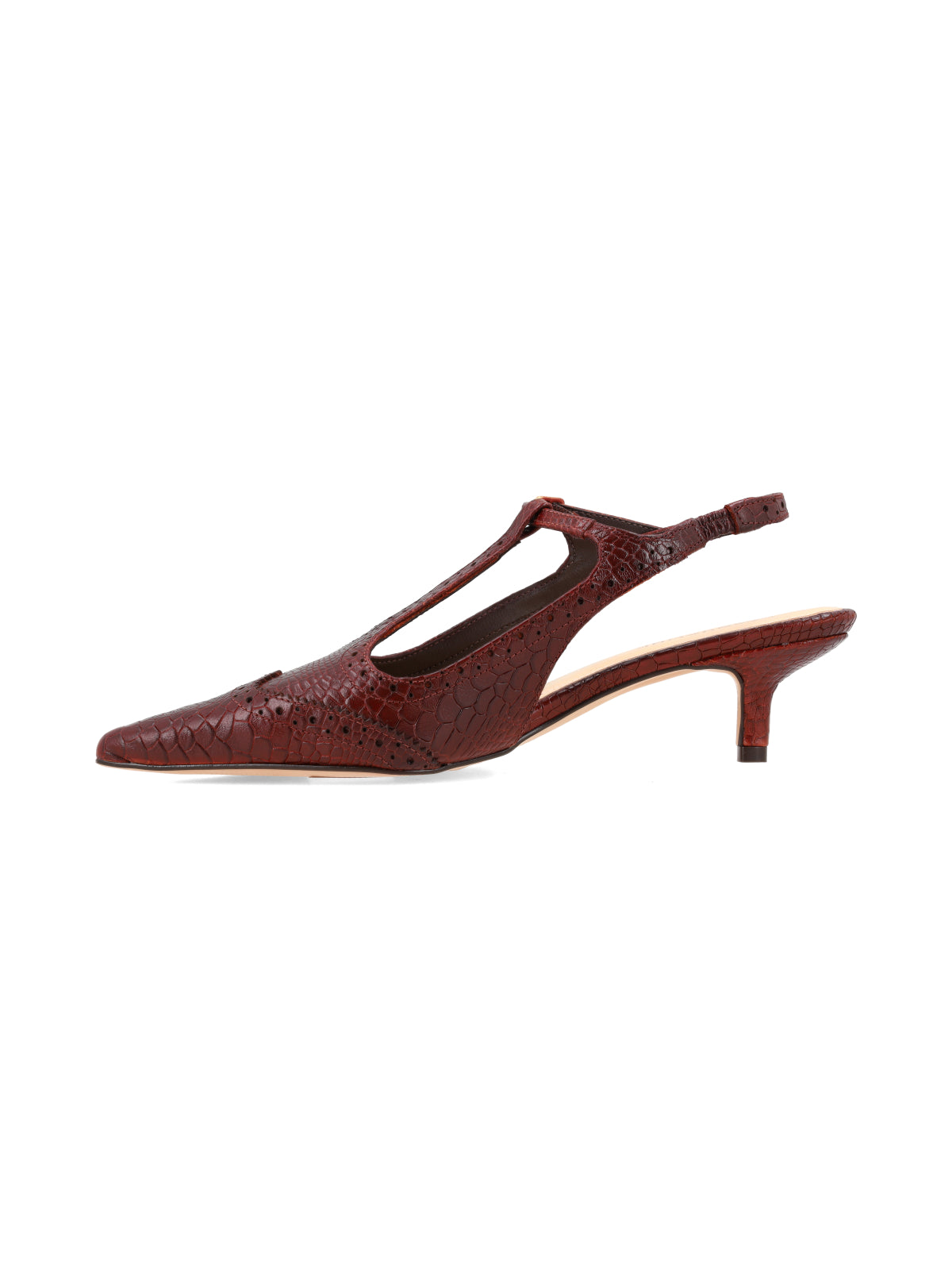 Zapato Elis Chocolate Croco